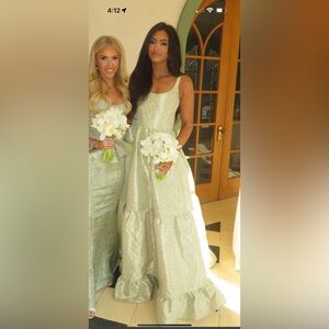 V Chapman Avery dress in Sage